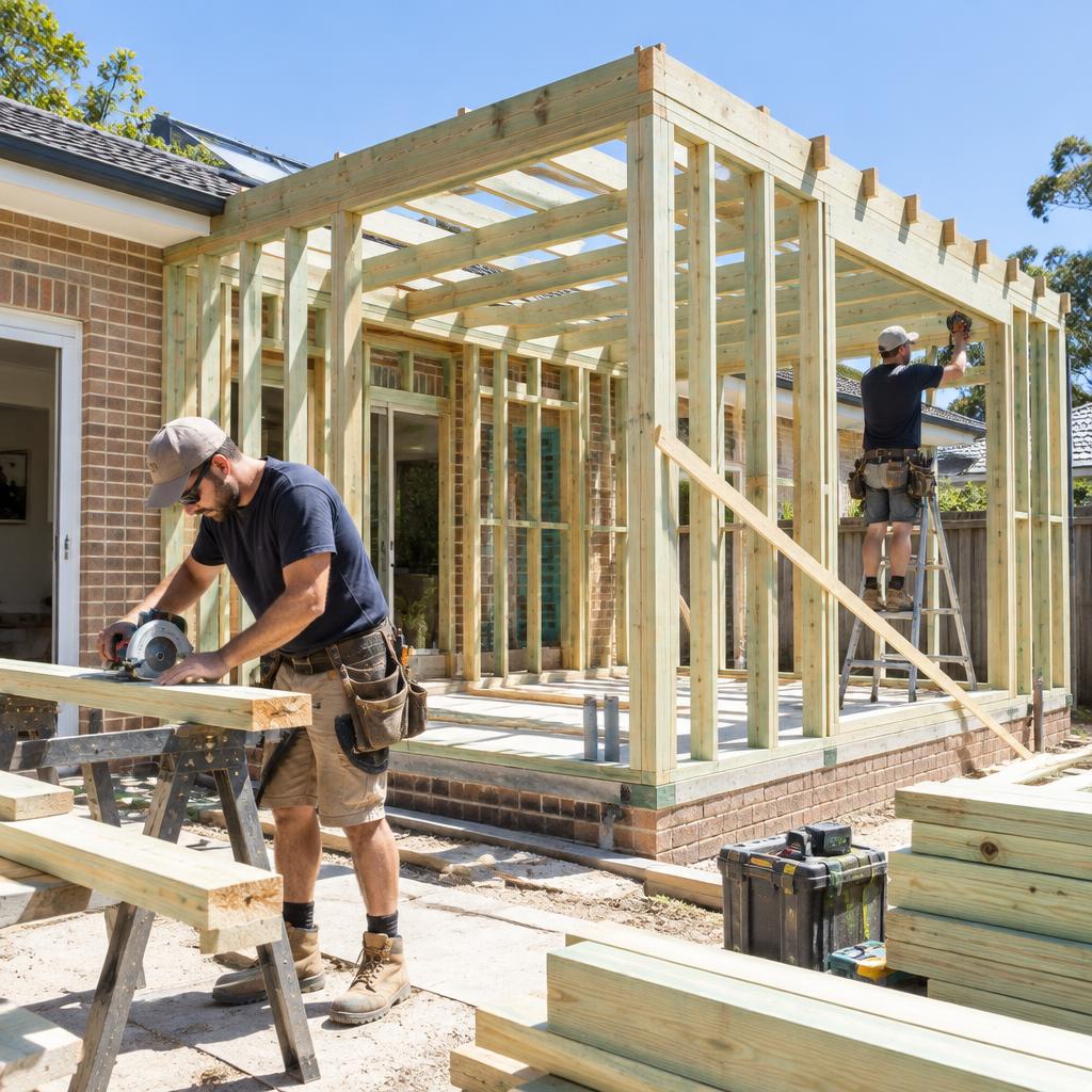 Builders & Carpentry example content for Facebook Page Post